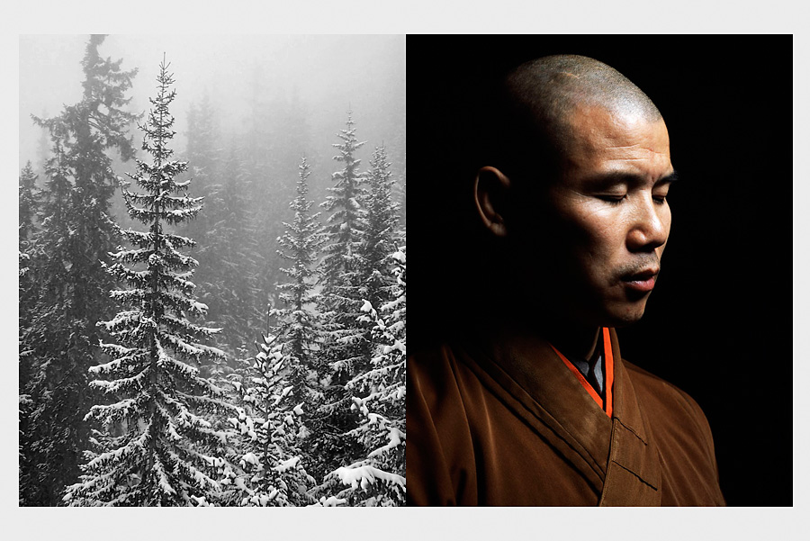 Jon Day Photography. Shaolin monk meditating.